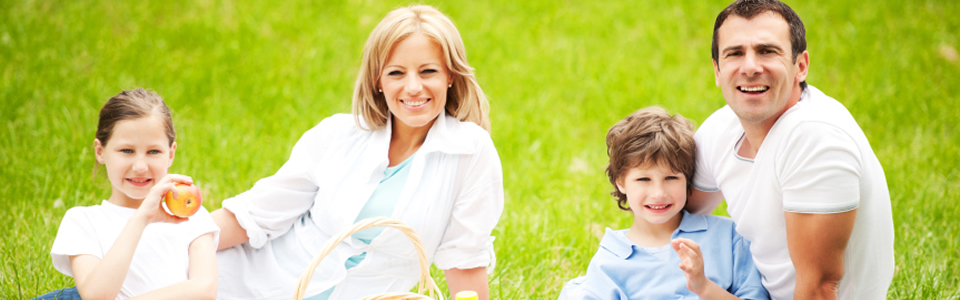 photo of family outdoors